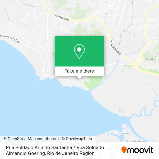 Rua Soldado Arlindo Sardanha / Rua Soldado Almandio Goering map