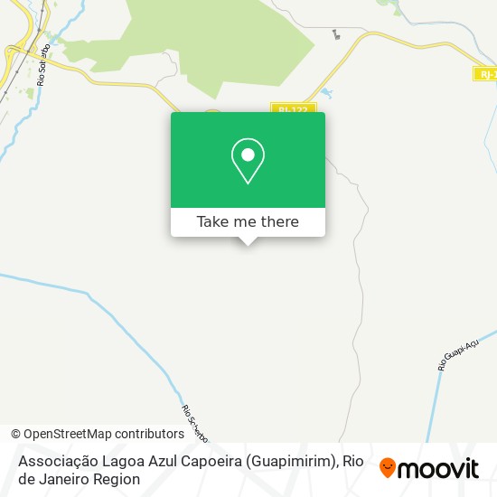 Associação Lagoa Azul Capoeira (Guapimirim) map