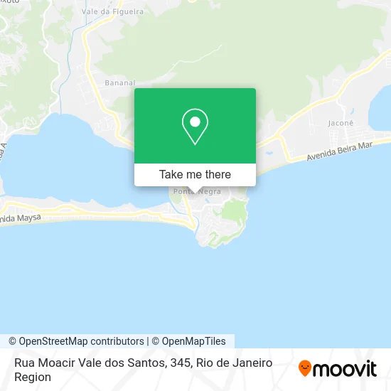 Rua Moacir Vale dos Santos, 345 map