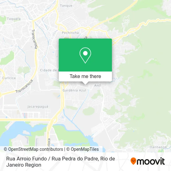 Rua Arroio Fundo / Rua Pedra do Padre map