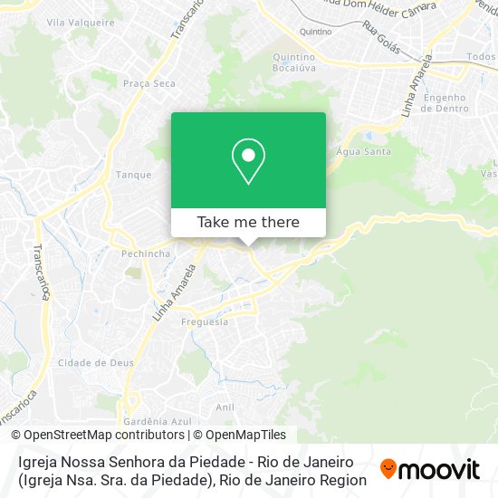 Mapa Igreja Nossa Senhora da Piedade - Rio de Janeiro (Igreja Nsa. Sra. da Piedade)