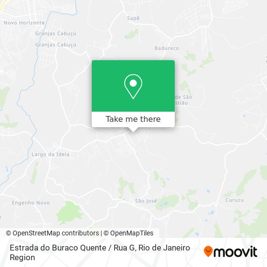 Estrada do Buraco Quente / Rua G map