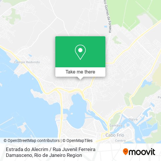 Estrada do Alecrim / Rua Juvenil Ferreira Damasceno map