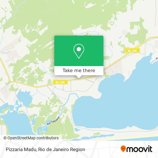 Pizzaria Madu map