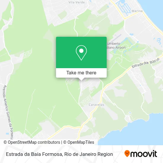 Estrada da Baía Formosa map