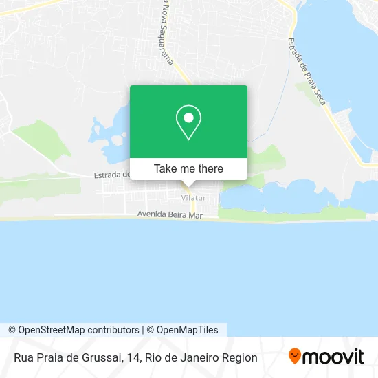 Rua Praia de Grussai, 14 map