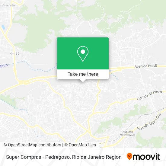 Super Compras - Pedregoso map
