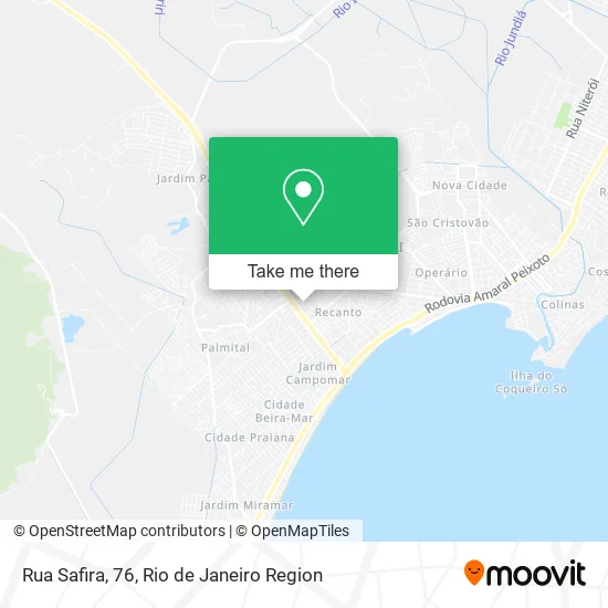 Rua Safira, 76 map