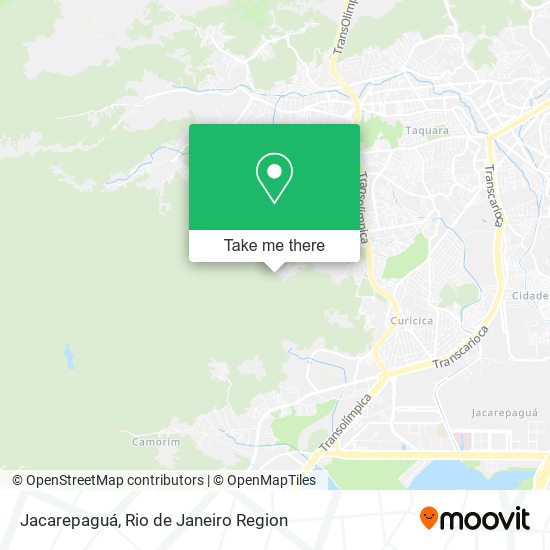 Jacarepaguá map
