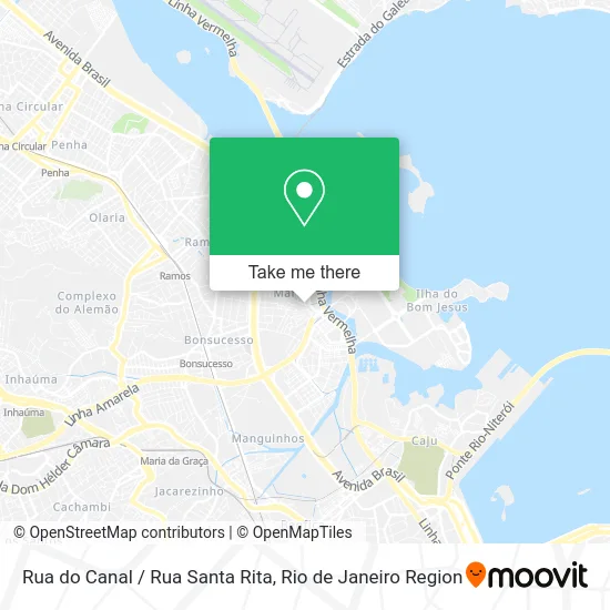 Rua do Canal / Rua Santa Rita map