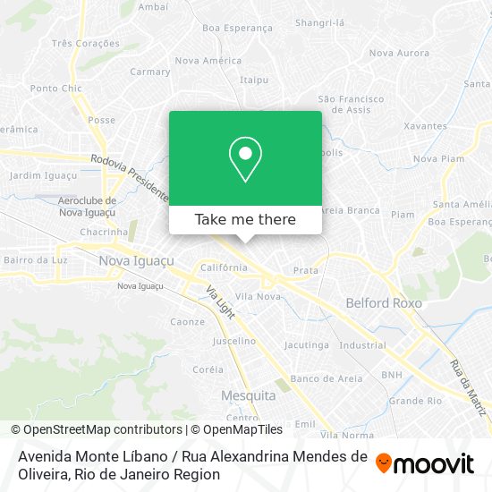 Avenida Monte Líbano / Rua Alexandrina Mendes de Oliveira map