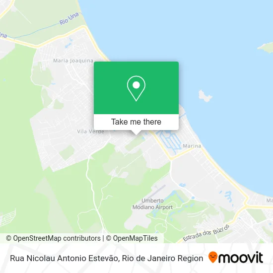 Rua Nicolau Antonio Estevão map