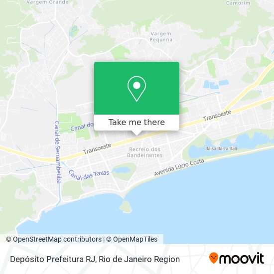 Depósito Prefeitura RJ map