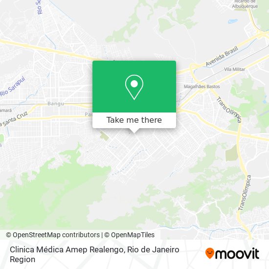 Clinica Médica Amep Realengo map