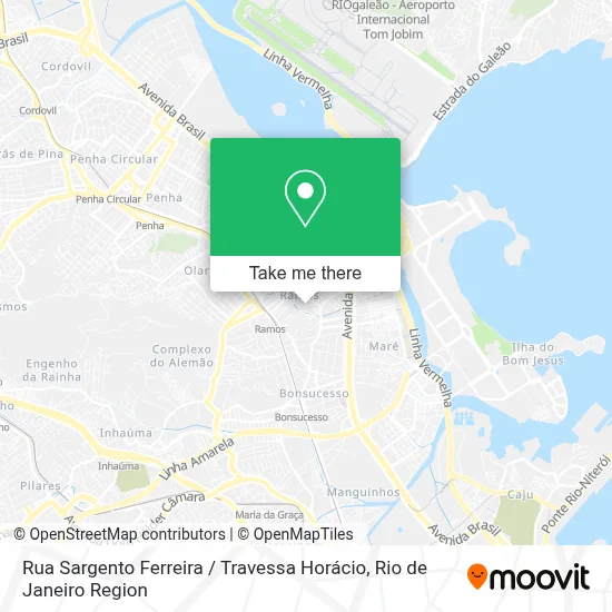 Rua Sargento Ferreira / Travessa Horácio map