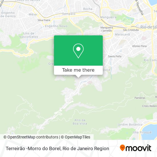 Mapa Terreirão -Morro do Borel