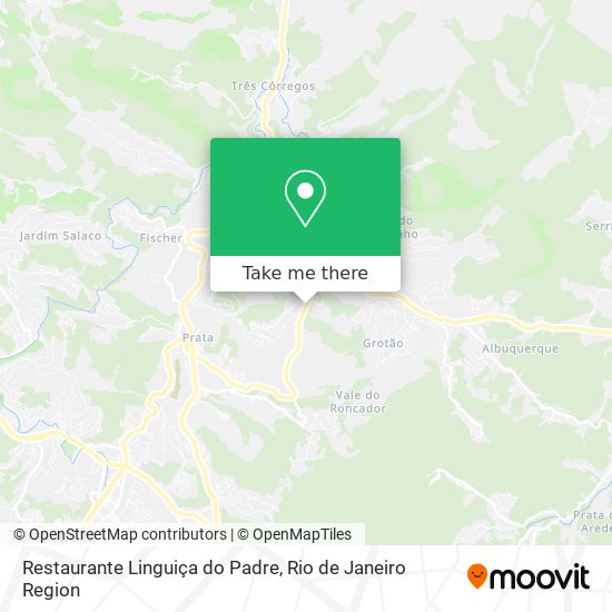 Mapa Restaurante Linguiça do Padre