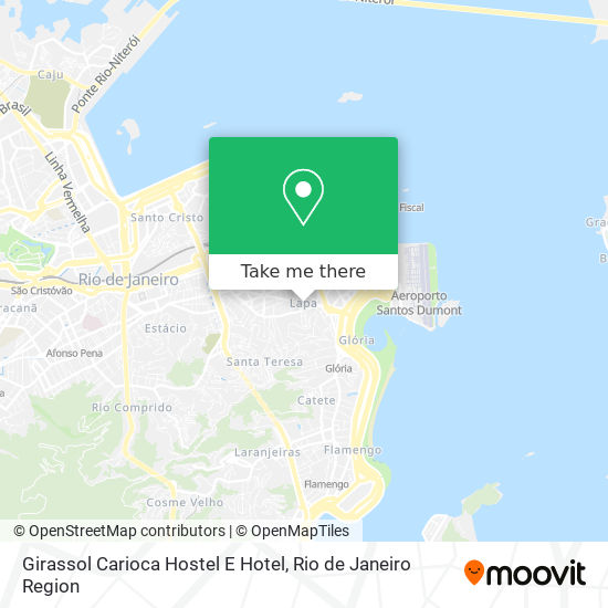 Girassol Carioca Hostel E Hotel map