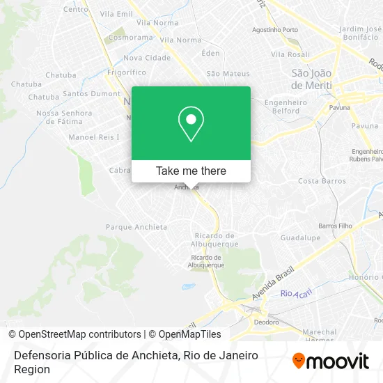 Defensoria Pública de Anchieta map