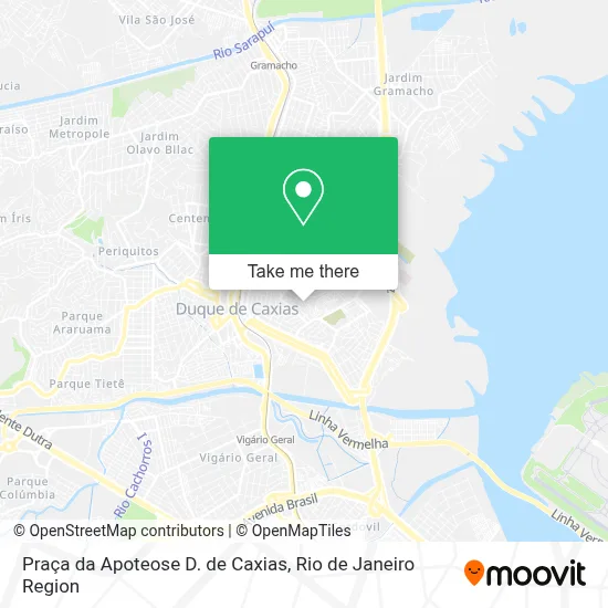Praça da Apoteose D. de Caxias map