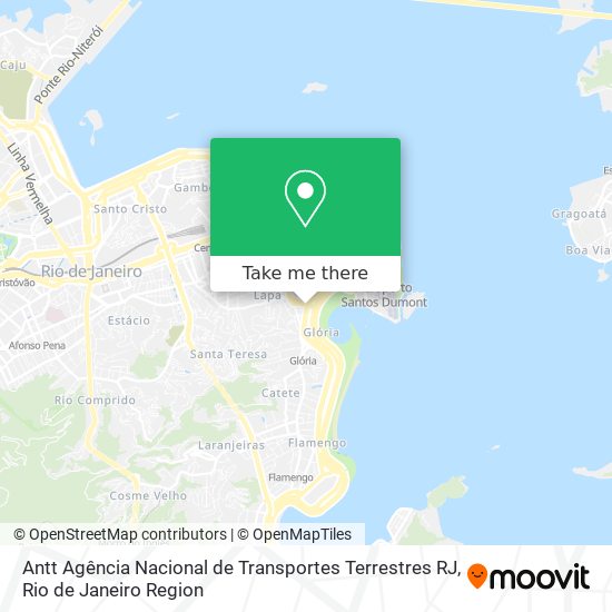 Antt Agência Nacional de Transportes Terrestres RJ map