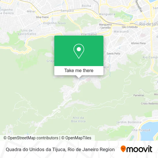 Quadra do Unidos da Tijuca map