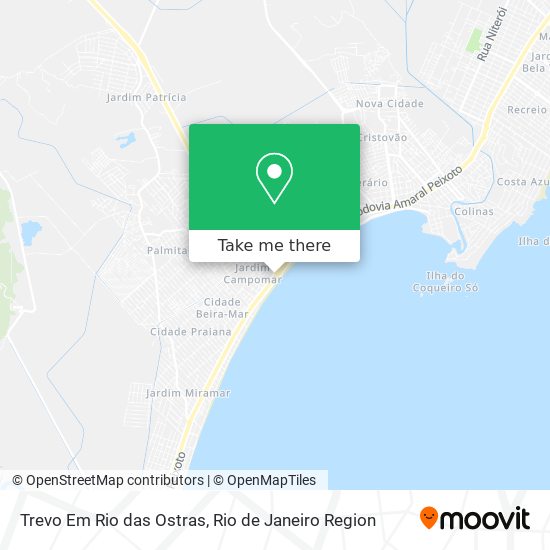 Trevo Em Rio das Ostras map