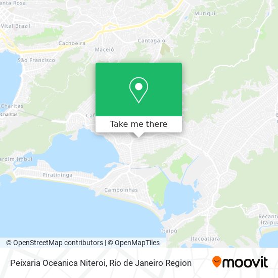 Peixaria Oceanica Niteroi map