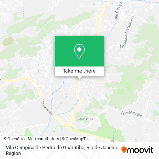 Vila Olímpica de Pedra de Guaratiba map