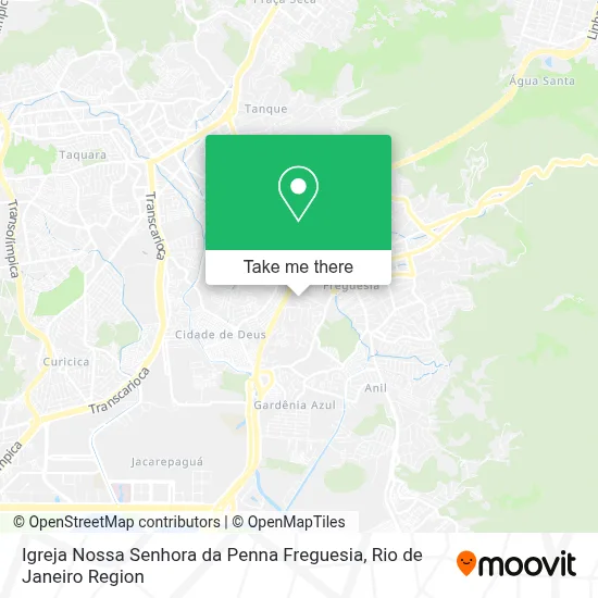 Igreja Nossa Senhora da Penna Freguesia map