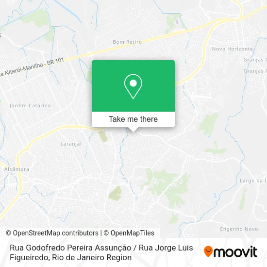Mapa Rua Godofredo Pereira Assunção / Rua Jorge Luís Figueiredo