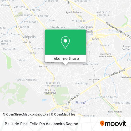 Baile do Final Feliz map