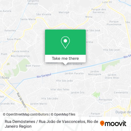 Mapa Rua Demóstenes / Rua João de Vasconcelos