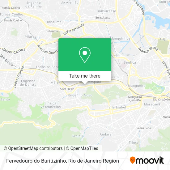 Fervedouro do Buritizinho map