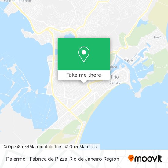 Palermo - Fábrica de Pizza map