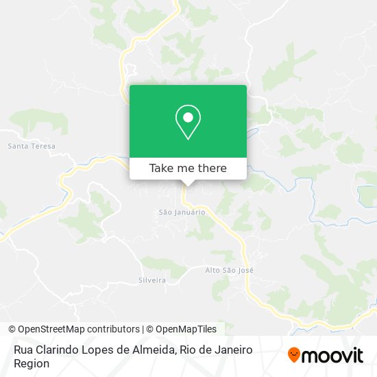 Rua Clarindo Lopes de Almeida map