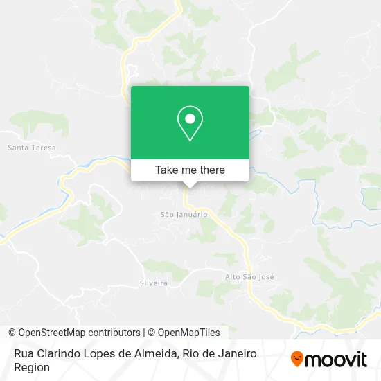 Rua Clarindo Lopes de Almeida map