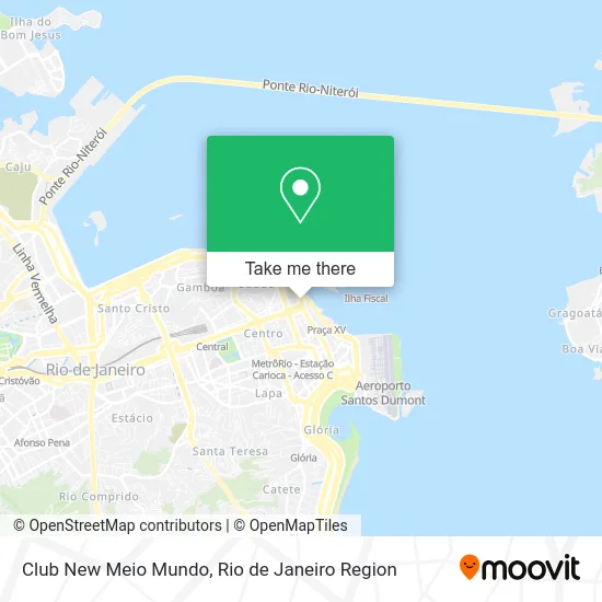 Club New Meio Mundo map