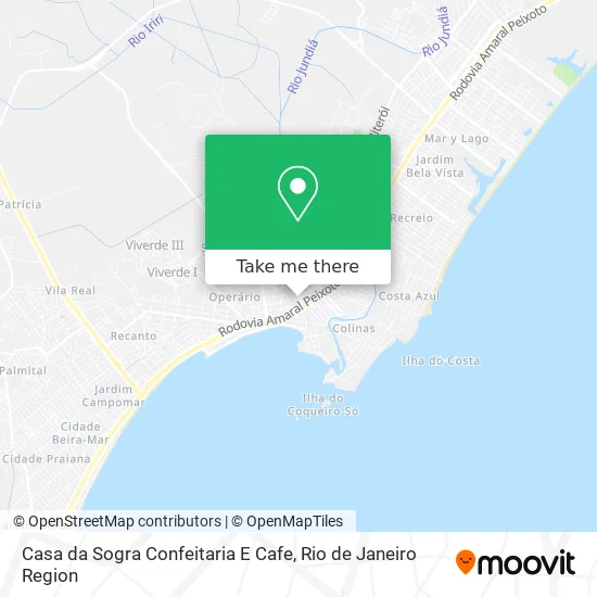 Casa da Sogra Confeitaria E Cafe map