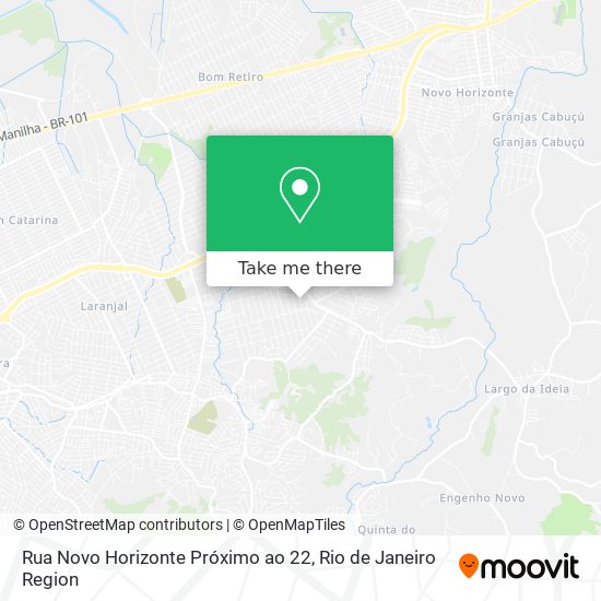 Rua Novo Horizonte Próximo ao 22 map