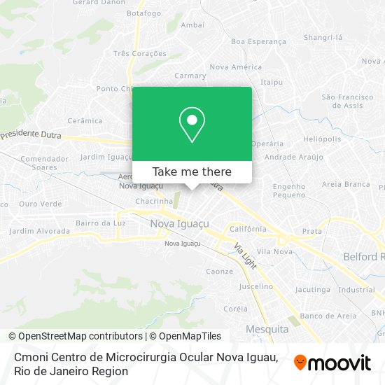 Cmoni Centro de Microcirurgia Ocular Nova Iguau map