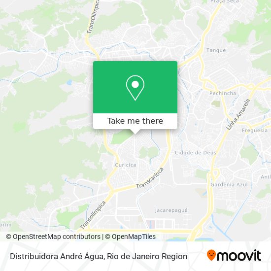 Distribuidora André Água map