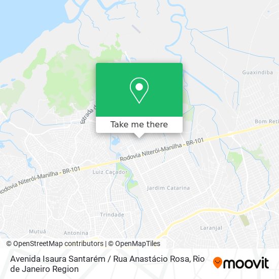 Avenida Isaura Santarém / Rua Anastácio Rosa map