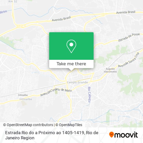 Estrada Rio do a Próximo ao 1405-1419 map