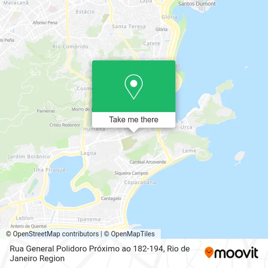 Rua General Polidoro Próximo ao 182-194 map