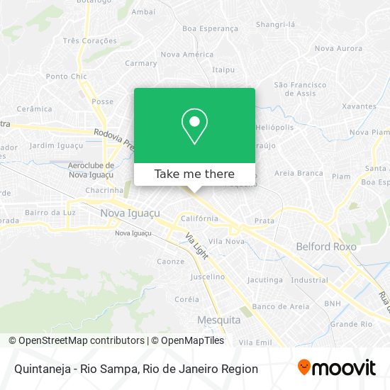 Quintaneja - Rio Sampa map