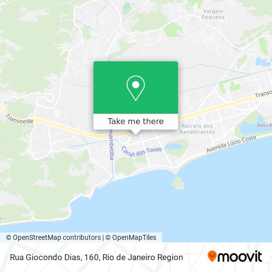 Rua Giocondo Dias, 160 map
