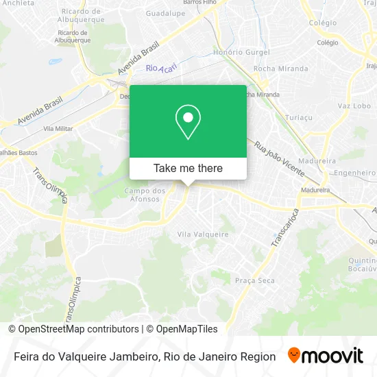 Feira do Valqueire Jambeiro map