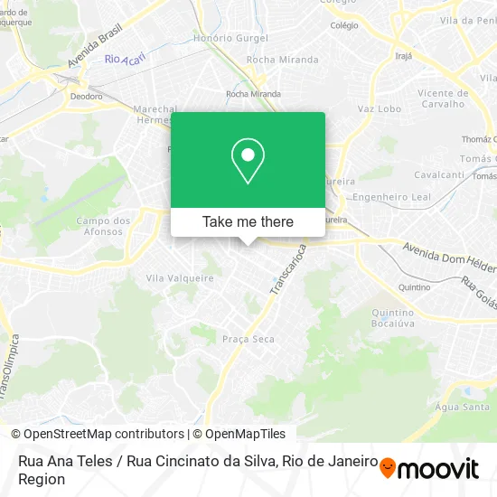 Rua Ana Teles / Rua Cincinato da Silva map