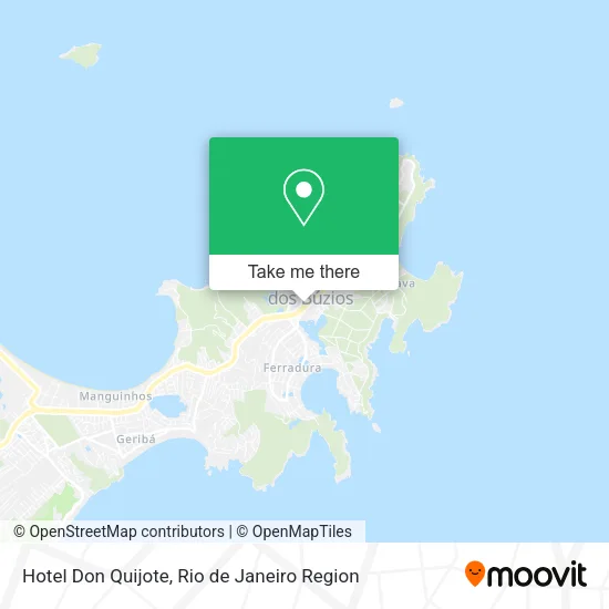 Hotel Don Quijote map